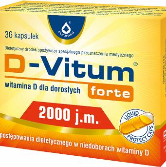 D-Vitum Forte 2000 j.m. 36 kapsułek
