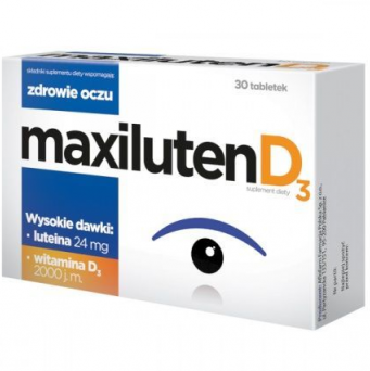 Maxiluten D3 30 tabletek