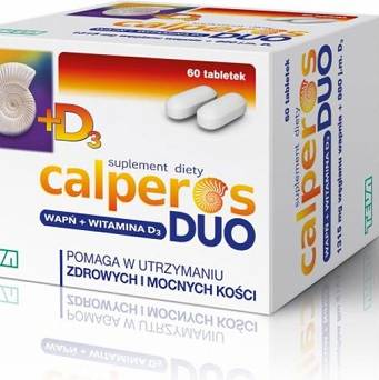 Calperos Duo WAPŃ WIT D ZDROWE KOŚCI 60 tab