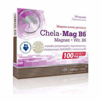 Olimp Chela-Mag B6 MAGNEZ WITAMINA b6 CHELAT 30k