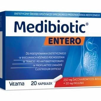 Medibiotic Entero 20 kapsułek PROBIOTYK