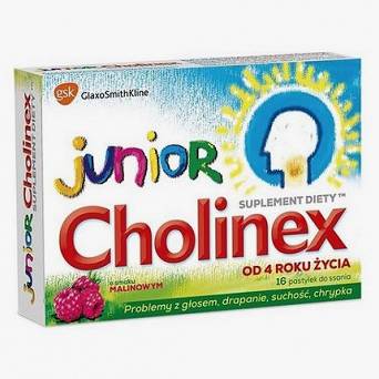 Cholinex Junior 16 pastyl.