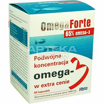 OmegaForte omega-3 NutroPharma 60 kapsułek