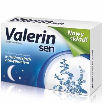 Valerin Sen 20 tabletek WSPOMAGANIE ZASYPIANIA