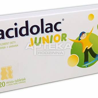 Acidolac Junior 20 tabletek Probiotyk dla dzieci