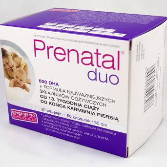 Prenatal DUO 30 tabletek+ 60 kapsułek