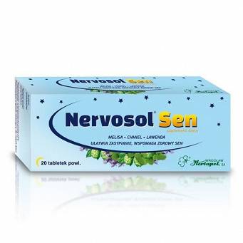 Nervosol Sen 20 tabletek MELISA CHMIEN 