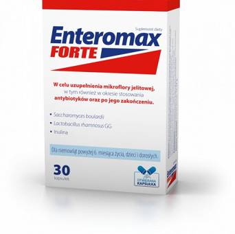 Enteromax Forte 30 kaps PROBIOTYK
