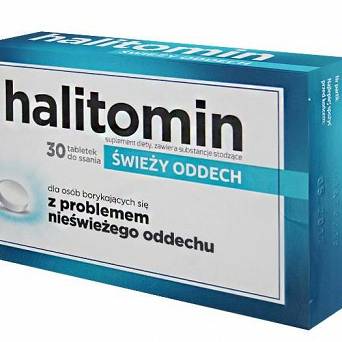 HALITOMIN 30 tabletek NA NIEŚWIEŻY ODDECH 