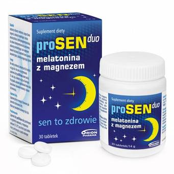 ProSEN Duo melatonina z magnezem 30 tabletek