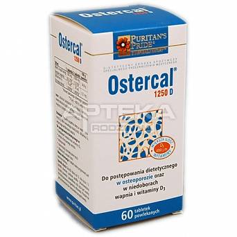 Ostercal 1250 D 60 tabletek powlekanych