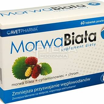 Morwa Biała Plus 60 tabletek powlekanych
