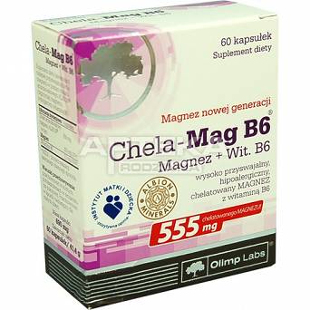 Olimp Chela-Mag B6 CHELAT MAGNEZU WITAMINA B6 60 kapsułek